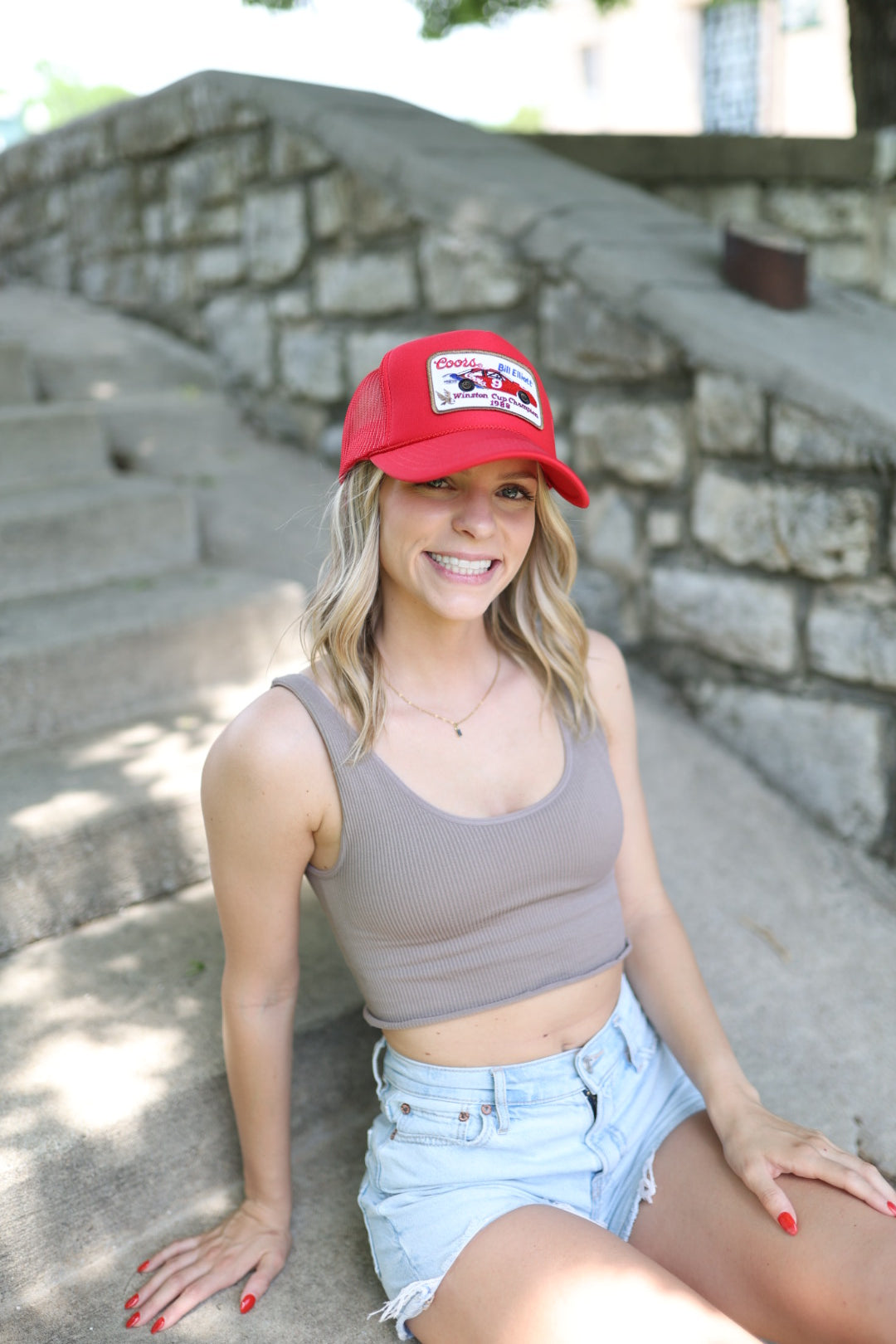 Race Car Trucker Hat