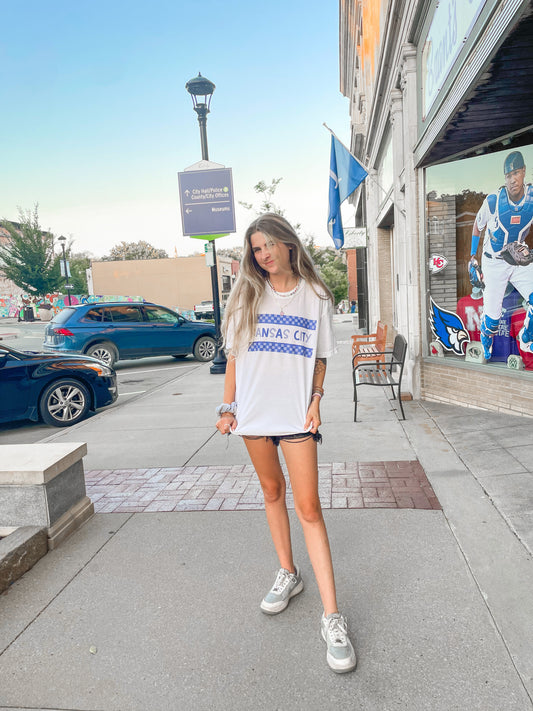 Checkered KC Tshirt